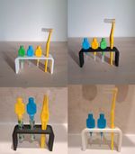 Interdental Brush Holder Stand- Compatible With TEPE brushes - Multi Sizes