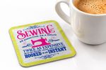 sewing drinks coaster Aluminium 