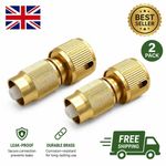 Expandable Hose Repair Adaptor Garden Hose Fitting Hose Brass Connector Kit 2X