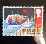 Royal Mail Great Britain Elizabeth II Sailing 17p Used Decimal Machine Cancel