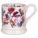 Emma Bridgewater Pottery Sweet Peas 1/2 Pint Mug  - New First Quality Flowers
