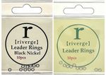 Riverge LEADER RINGS Silver Black SEAGUAR Fluorocarbon Tippet DROPPER Line Ring