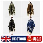 Clint Eastwood Western Cowboy Poncho Serape replica handmade of faux-alpaca wool