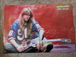 ZAK WYLDE MUSIC MAGAZINE PIN-UP POSTER 1991 A4 SIZE. PERFECT FOR FRAMING