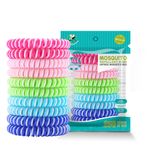 10 Pack Mosquito Repellent Bracelet Wrist Band Bug Insect Natural Protection