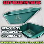 WHEEL BARROW REPLACEMENT PLASTIC BODY 110 LITRE/ NO HOLES MADE IN UK