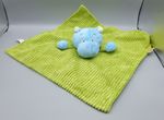 TJM Little Safari Green Blue Comforter Blanket Blankie Soother Doudou
