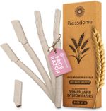 Blessdome 4Pcs Biodegradable Wheat Straw Eyebrow Razor Shaper for Women