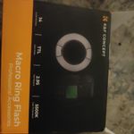 K&F Concept KF-150-C i-TTL Macro Ring Flash Light Speedlite + 6 Adapters 4 canon