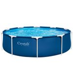 Swimming Pool 10ft, Ø300cm Round Steel Frame Above Ground Pool