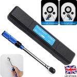3/8" Drive 10-60Nm Calibrated Torque Wrench Adjustable Torque Wrench Ratchet UK
