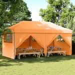 Folding Party Tent 6x3m Heavy Duty Oxford Gazebo Marquee Waterproof Steel