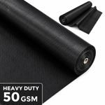 50gsm Heavy Duty Weed Control Fabric Membrane Ground Cover Garden Weed Barrier