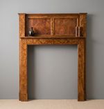 Art Deco burr walnut fire surround Fire Place