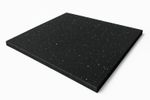 100% Rubber Gym Floor Interlocking Mats 0.5M x 0.5M 20mm Thick White Fleck