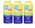 3 x 200g Medipure Medicated Body Powder 100% Talc Free Helps Irritated Skin