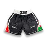 Joe Calzaghe Signed Black Boxing Shorts