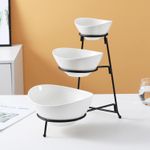 Three Tier Serving Sets Food Display Dessert Presentation |