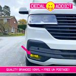 Front Fog Light Tints x 2 for VW Transporter T6.1 - YELLOW