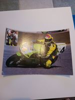 Scott Russell hand Signed Calender Picture of Himself At Daytona 200 In 1995