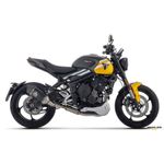 FULL EXHAUST SYSTEM ARROW HOMOLOGATED ALUMIN DARK FOR TRIUMPH TRIDENT 660 25-26