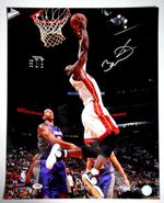 DWYANE WADE SIGNED PSA/DNA MIAMI HEAT 16X20 PHOTOGRAPH AUTOGRAPH BASKETBALL HOF.