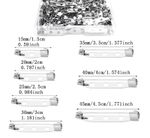 100 X STEEL BROOCH BACK BAR PIN BADGE 15-25-30-35-40-45MM Findings Crafting DIY