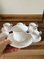 6 X Vintage Royal Albert 1996  Embossed “ Old English Garden”  Set