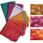 100 NET WOVEN SACKS MESH BAGS VEGETABLES LOGS KINDLING WOOD CARROT ONIONS POTATO