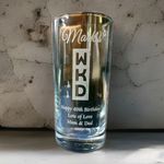 Personalised WKD Glass ANY NAME And MESSAGE GIFT BOXED Birthday Gift