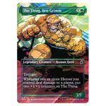 MTG - Marvel Super Heroes The Thing, Ben Grimm Borderless Scene Card 0322 - FOIL