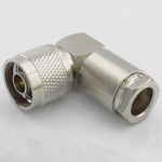 N Type Plug Male R/A Right Angle Elbow for LMR400 RG213 Ecoflex 10 Hyperflex 10