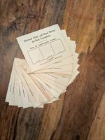 Urban and Rural District AirRaid Precautions Respirator Size Stamp Card WW2