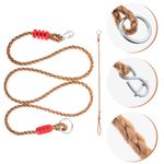 2Pcs Swing Rope Kit with Adjustable Nylon for Tree and Porch Swings