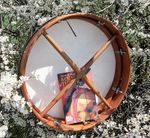 Irish Bodhran Drum Tunable Drm 45 cm 18 " incl + Book NEW Tunable