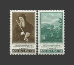 Vatican City Stamps 1965 The Rebuilding of The Monastery in Montecasino - MNH