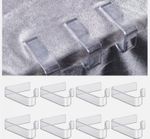 Table cloth Clips Clear 8 X Table Cloth Clips/Grips Table cover Holder Clamps