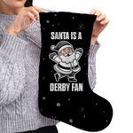 Santa is a Derby Fan - Christmas Stocking - Football