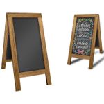 Heavy Duty Wooden Frame A Board Pavement Sign Shop Chalkboard Sign Free Standin
