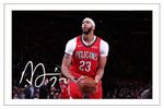 ANTHONY DAVIS NEW ORLEANS PELICANS AUTOGRAPH SIGNED PHOTO PRINT BASKETBALL