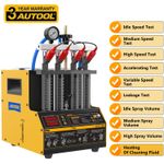 Fuel Injector Cleaner Tester Car Motorcycle Ultrasonic Heating Cleaning Machine