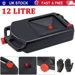 12L OIL CATCH TRAY DRAIN PAN CONTAINER FOR CAR MOTOR BIKE CYCLE WASTE FLUID Tool