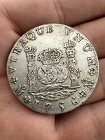 Spain Colonial Coin 8 Reales 1756 Ferdinand VI MM Mint