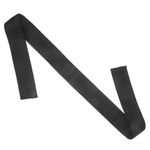 Winch Rope Protection Sleeve Black Polyester for Atv Use