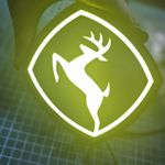 John Deere logo Led emblem light grill letters 12 v 6M/6R