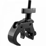 Black Anodized Heavy Duty Truss C Clamp 2" 50mm Wrap Around Style 250Kg Load