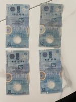 NORTHERN IRELAND: 4 x 5 Pound Northern Bank Banknote.