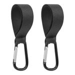 2x Heavy Duty Buggy Strap Carabiner Clips Secure Pram Bag Hook for walkers