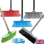 Soft Indoor Broom Long Handled Sweeper Sweeping Brush Floor Cleaning Kitchen