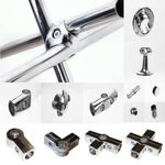 25mm Chrome Tube|Pipe Clothes Garment Curtain Hanging Wardrobe Rail Dry Cleaners